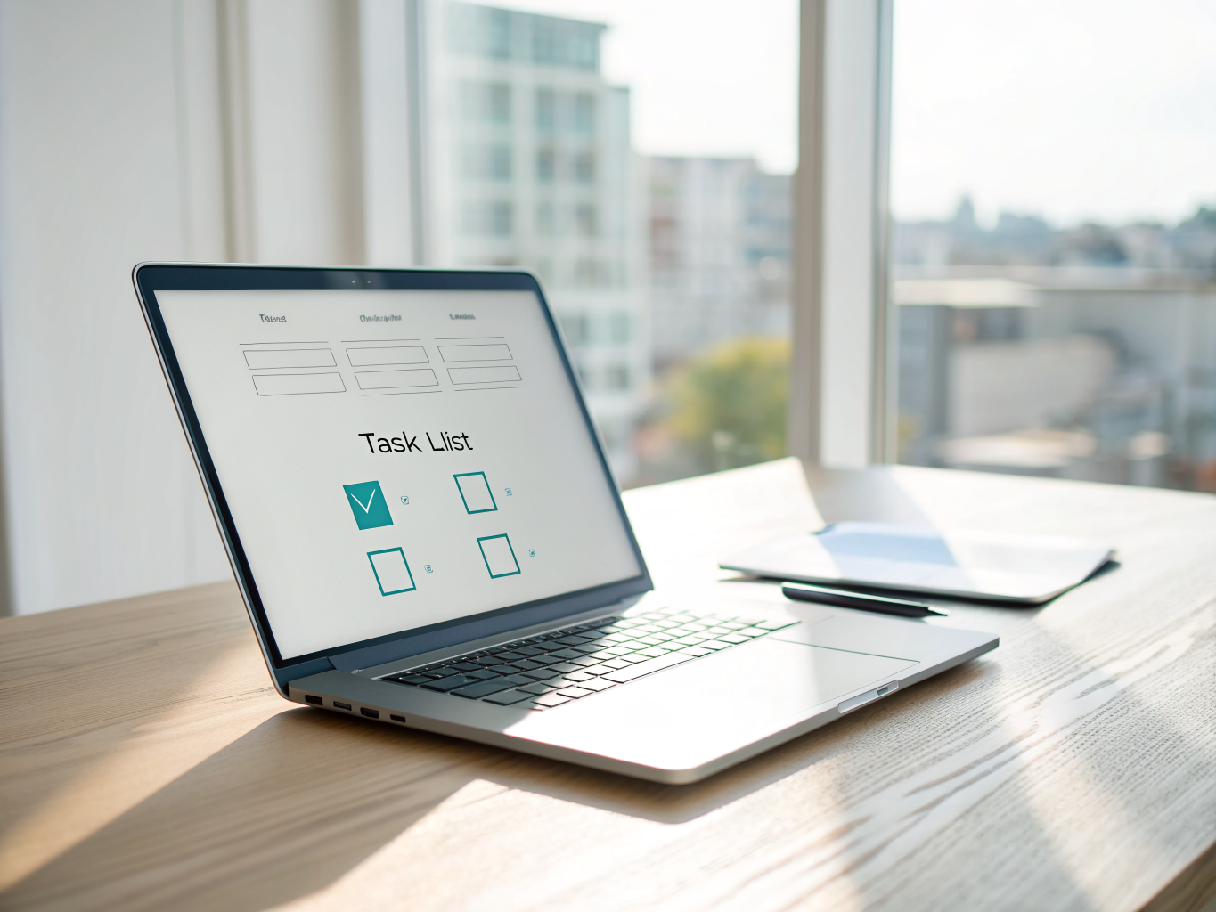 FocusCraft productivity suite showing minimal daily scheduling interface